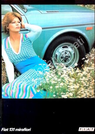 CARTEL ANTIGUO ORIGINAL DE AUTOS FIAT 131 MIRAFION 1976 /378
