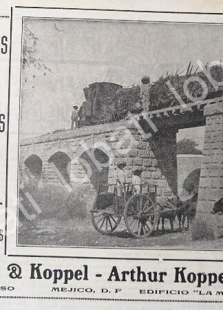CARTEL ANTIGUO ORIGINAL DE VIAS PARA FERROCARRIL ORENSTEIN & KOPPEL 1912 /238 SUPER RARO
