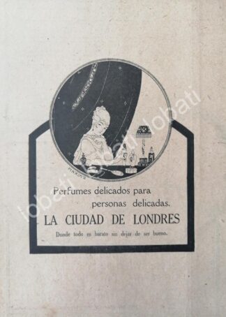 CARTEL ANTIGUO ORIGINAL DE AFICHE ART NOUVEAU TIENDAS LA CIUDAD DE LONDRES, 1920 /228