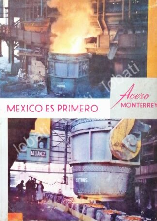 CARTEL ANTIGUO ORIGINAL DE CIA. FUNDIDORA MONTERREY 1962 /276
