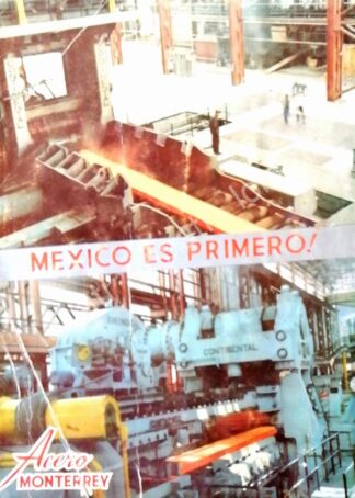 CARTEL ANTIGUO ORIGINAL DE CIA. FUNDIDORA MONTERREY 1961 /275