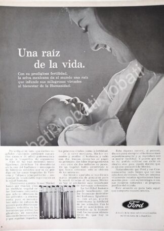 CARTEL ANTIGUO ORIGINAL DE RARO AFICHE INTERSECCIONAL DE AUTOS FORD 1968 /497