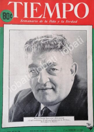 PORTADA ANTIGUA ORIGINAL  Y NEGUIB SIMON JALIFE 1946