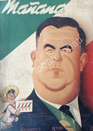 PORTADA ANTIGUA ORIGINAL  1944 POR ARIAS BERNAL. PDTE. MANUEL AVILA CAMACHO / PLT