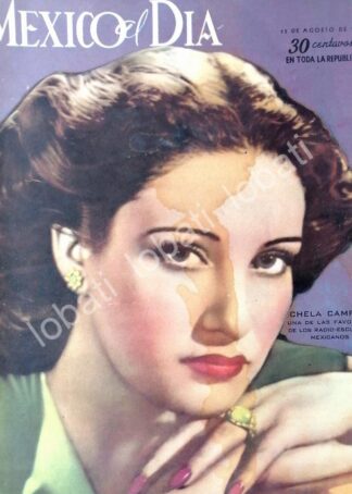 PORTADA ANTIGUA ORIGINAL  Y CHELA CAMPOS 1945 /FEP