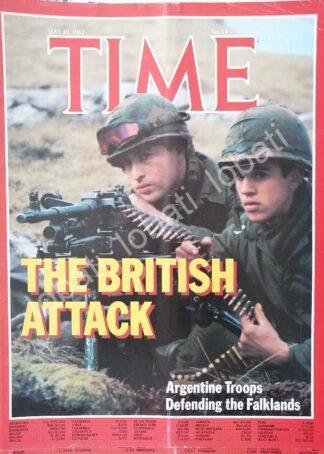CARTEL ANTIGUO ORIGINAL DE PORTADA VINTAGE 1982 LA GUERRA DE LAS MALVINAS /2 /PLT MLT