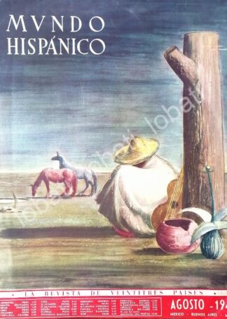 PORTADA ANTIGUA ORIGINAL  ARTISTICA ESTEREOTIPO LATINOAMERICANO 1948