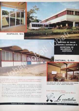 CARTEL ANTIGUO ORIGINAL DE PUERTAS Y VIDRIOS LA CANTABRA S.A 1960 /323 MUY RARO