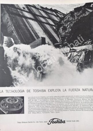 CARTEL ANTIGUO ORIGINAL DE TOSHIBA MEXICANA 1960s /478
