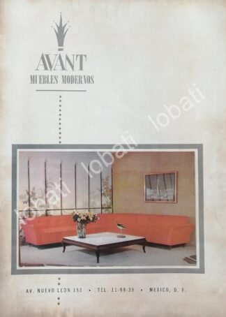 CARTEL ANTIGUO ORIGINAL DE MUEBLES AVANT S.A 1960 /467