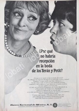 CARTEL ANTIGUO ORIGINAL DE BANCO BANAMEX 1967 /159