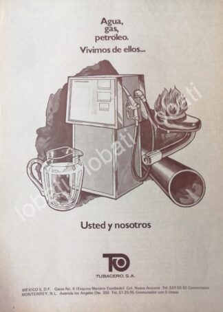 CARTEL ANTIGUO ORIGINAL DE TUBACERO S.A 1972 /419