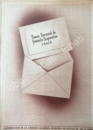 CARTEL ANTIGUO ORIGINAL DE BANCO NACIONAL DE FOMENTO COOPERATIVO 1956 /151