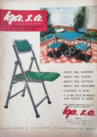 CARTEL ANTIGUO ORIGINAL DE MUEBLES PARA OFICINA IGA S.A 1960s /571
