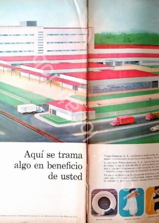 CARTEL ANTIGUO ORIGINAL DE CYDSA. INAUGURA SU PLANTA 1962 CELULOSA Y DERIVADOS /558