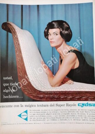 CARTEL ANTIGUO ORIGINAL DE SUPER RAYON DE CYDSA, CELULOSA Y DERIVADOS 1961 MONTERREY /595