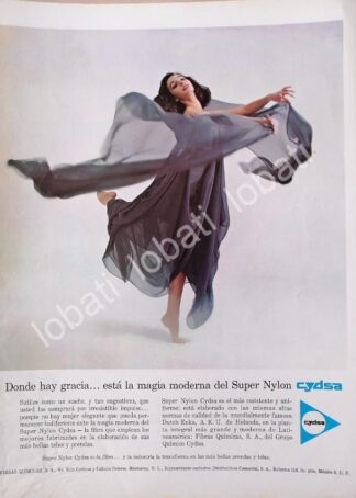 CARTEL ANTIGUO ORIGINAL DE CYDSA, CELULOSA Y DERIVADOS 1961 MONTERREY /591