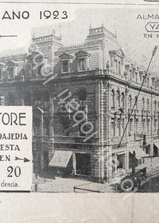 CARTEL ANTIGUO ORIGINAL DE TIENDA CERRADURA YALE MEXICO 1923 /587 SUPER RARO