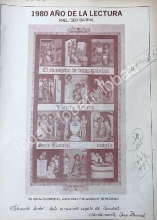 CARTEL ANTIGUO ORIGINAL DE EDITORIA ARIEL & SEIX BARRAL 1980 /521