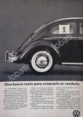 CARTEL ANTIGUO ORIGINAL DE AUTOS VOLKSWAGEN VOCHO 1971 /687 (T. CHICO)