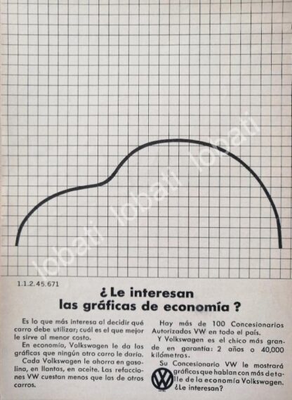 CARTEL ANTIGUO ORIGINAL DE SET DE 3 AFICHES VOLKSWAGEN 1970s /692 - Image 5