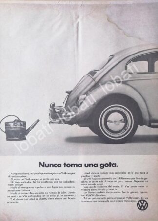 CARTEL ANTIGUO ORIGINAL DE AUTOS VOLKSWAGEN VOCHO 1964 /652