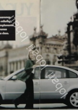 CARTEL ANTIGUO ORIGINAL DE AUTOS VOLKSWAGEN PASSAT 2000 /633