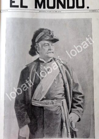 PORTADA ANTIGUA ORIGINAL  1898 GENERAL. NELSON A. MILES, GUERRA HISPANO AMERICANA / MLT