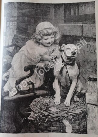 GRABADO ANTIGUO 1898 DULCE RECLAMO / ARTE ANTIGUO