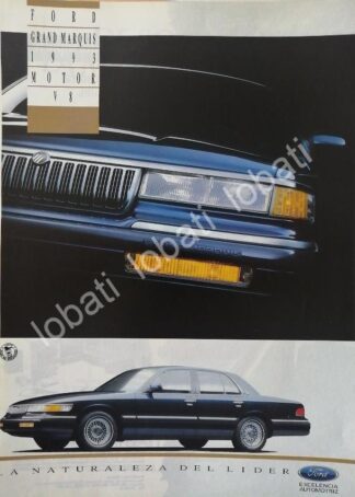 CARTEL ANTIGUO ORIGINAL DE AUTOS FORD GRAND MARQUIS 1993 V8 /1001