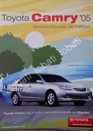 CARTEL ANTIGUO ORIGINAL DE AUTOS TOYOTA CAMRY 2005 /984