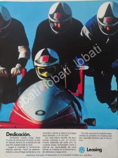 CARTEL ANTIGUO ORIGINAL DE SET DE 6 AFICHES DE VOLKSWAGEN 1991-92 /915 - Image 6