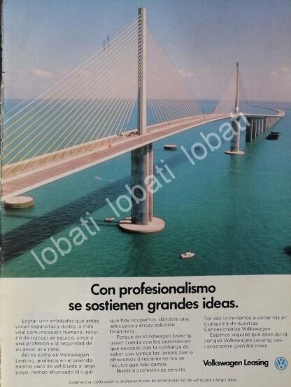CARTEL ANTIGUO ORIGINAL DE SET DE 6 AFICHES DE VOLKSWAGEN 1991-92 /915 - Image 4