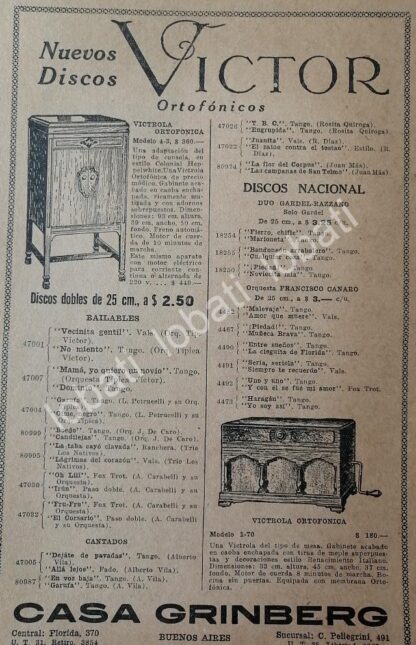 CARTEL ANTIGUO ORIGINAL DE SET DE 7 MINI CARTELES DE RADIOS 1920s - 50s / 273 - Image 5