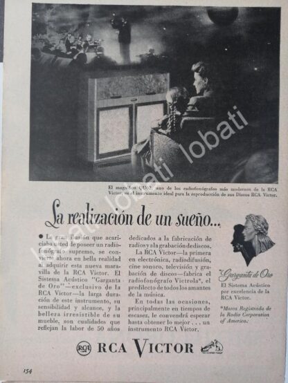 CARTEL ANTIGUO ORIGINAL DE SET DE 6 MINI CARTELES DE RADIOS 1920s - 50s / 272 - Image 2