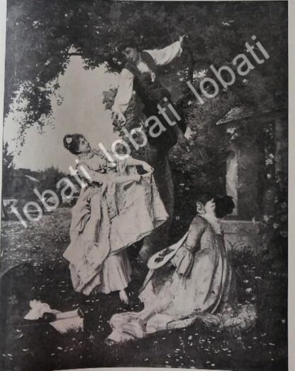 PORTADA ANTIGUA ORIGINAL  1899. DEMETZMACHER. LAS CEREZAS / ARTE - Image 2