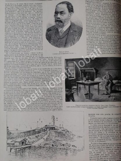 CARTEL ANTIGUO ORIGINAL DE EL CASO DREYFUS 1899 (ALFRED DREYFUS) MLT /JRPD - Image 3