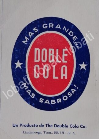 CARTEL ANTIGUO ORIGINAL DE REFRESCOS DOBLE COLA 1953 /226