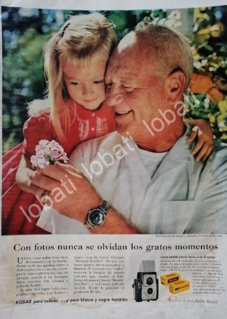 CARTEL ANTIGUO ORIGINAL DE CAMARAS FOTOGRAFICAS KODAK BROWNIE STARFLEX 1959 /598