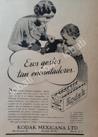 CARTEL ANTIGUO ORIGINAL DE ROLLOS DE PELICULAS KODAK 1932 /566