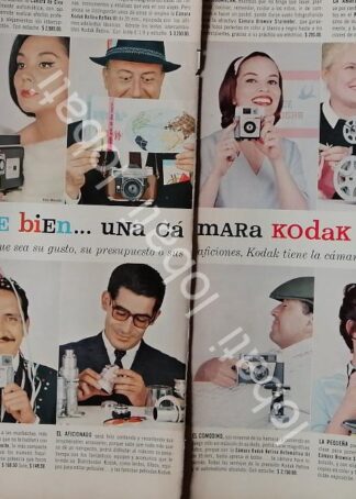 CARTEL ANTIGUO ORIGINAL DE PROYECTORES Y CAMARAS KODAK 1960s /561