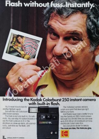 CARTEL ANTIGUO ORIGINAL DE CAMARAS KODAK COLORBURST 250 1979 /529