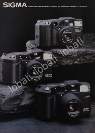 CARTEL ANTIGUO ORIGINAL DE CAMARAS FOTOGRAFICAS SIGMA AF 1980s /461