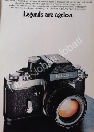 CARTEL ANTIGUO ORIGINAL DE CAMARAS FOTOGRAFICAS NIKON 1970s /454