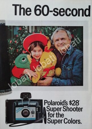 CARTEL ANTIGUO ORIGINAL DE CAMARAS FOTOGRAFICAS POLAROID SUPER SHOOTER 1979 /432
