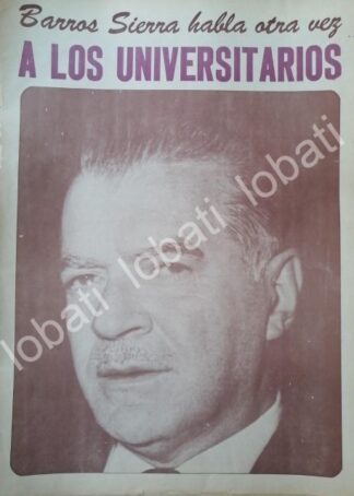 CARTEL ANTIGUO ORIGINAL DE JAVIER BARROS SIERRA 1972 FOTOGRABADO
