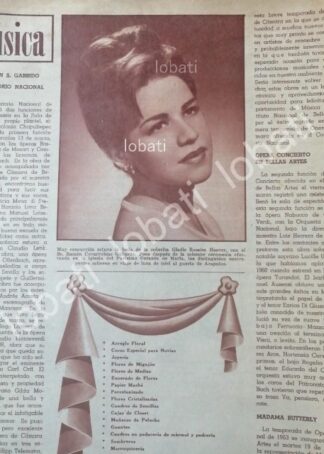 CARTEL ANTIGUO ORIGINAL DE BODA DE GLADYS ROSALES HOOVER 1963