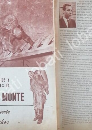 CARTEL ANTIGUO ORIGINAL DE EL REAL DEL MONTE 1965 / ALBERTO DOMINGO G.