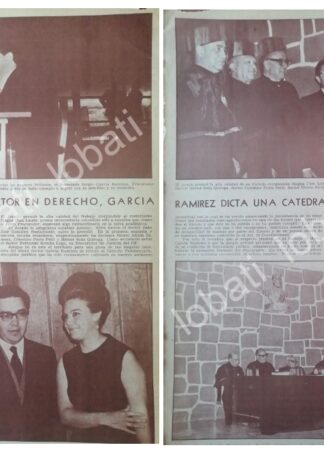 CARTEL ANTIGUO ORIGINAL DE SERGIO GARCIA RAMIREZ , EXAMEN DOCTORADO 1971