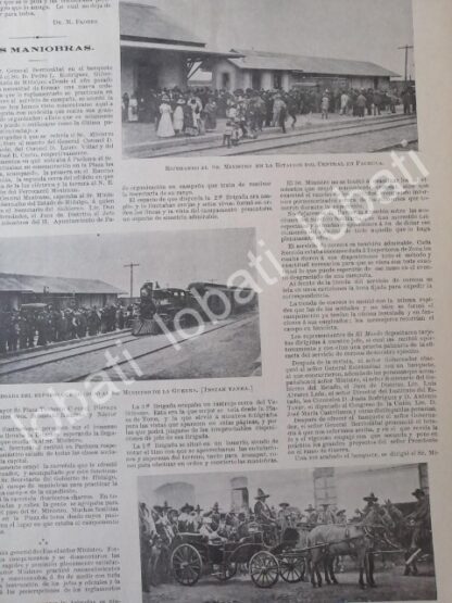 CARTEL ANTIGUO ORIGINAL DE MANIOBRAS MILITARES EN D.F 1899 / MILITARIA - Image 4